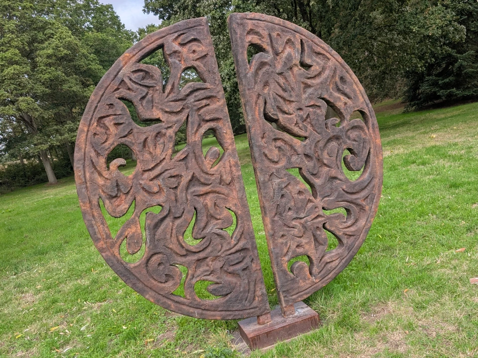 Bronze sculpture seen during a visit to Marks Hall.
